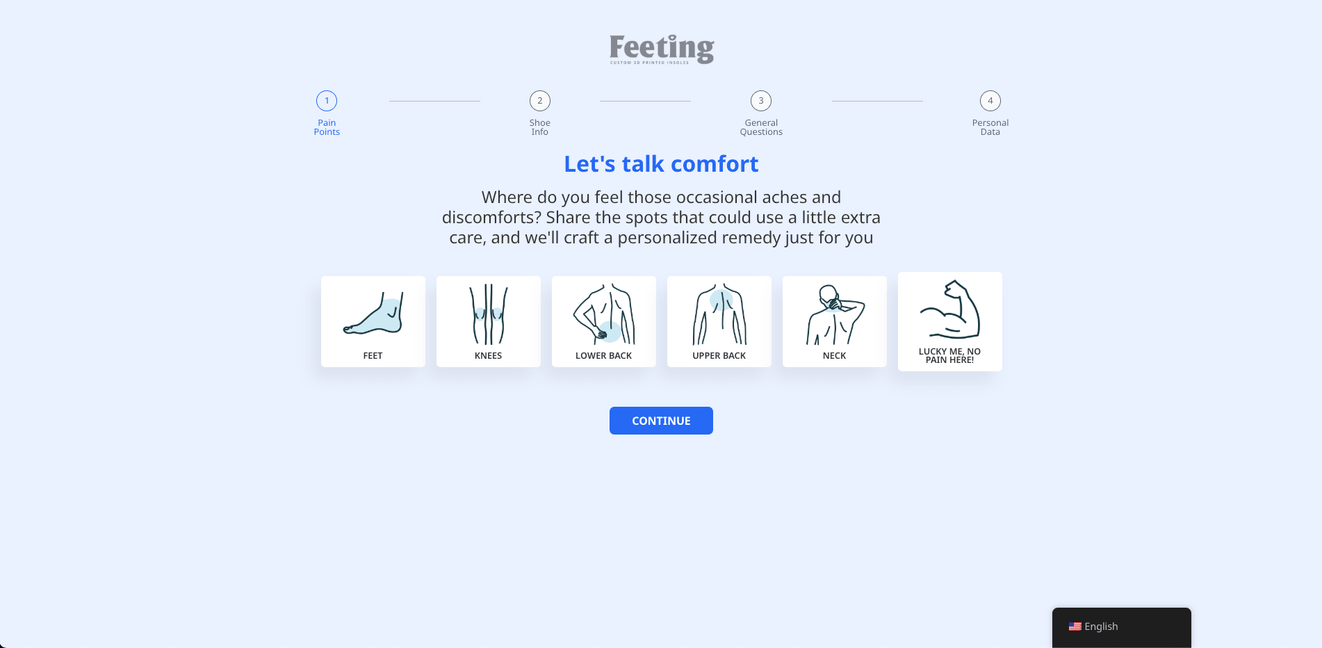 FEETING — screen 2